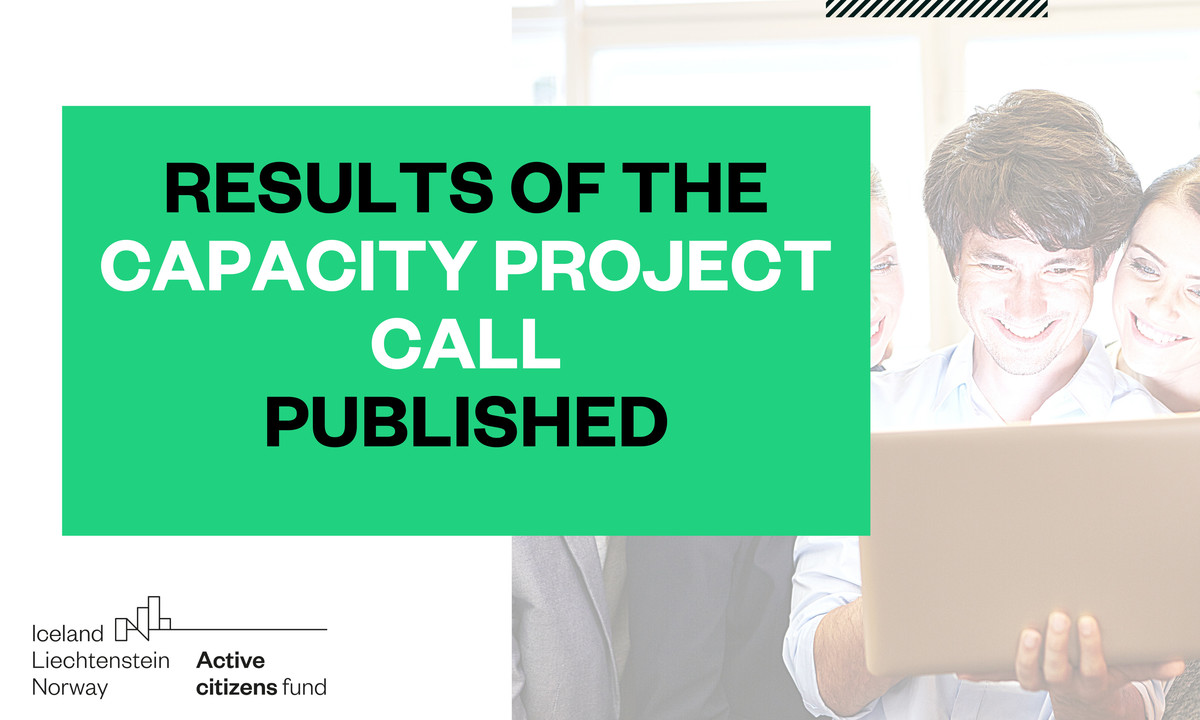 Results of the first Capacity project call