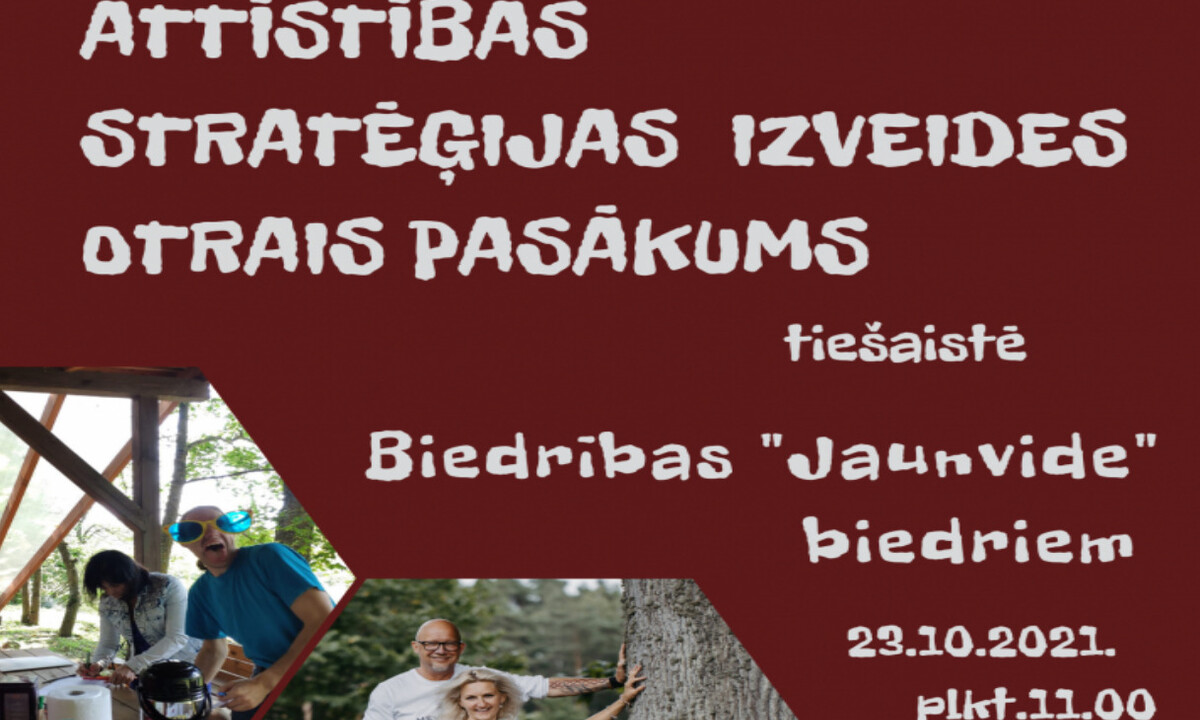 Biedrības “Jaunvide” savai izaugsmei izstrādā stratēģiju