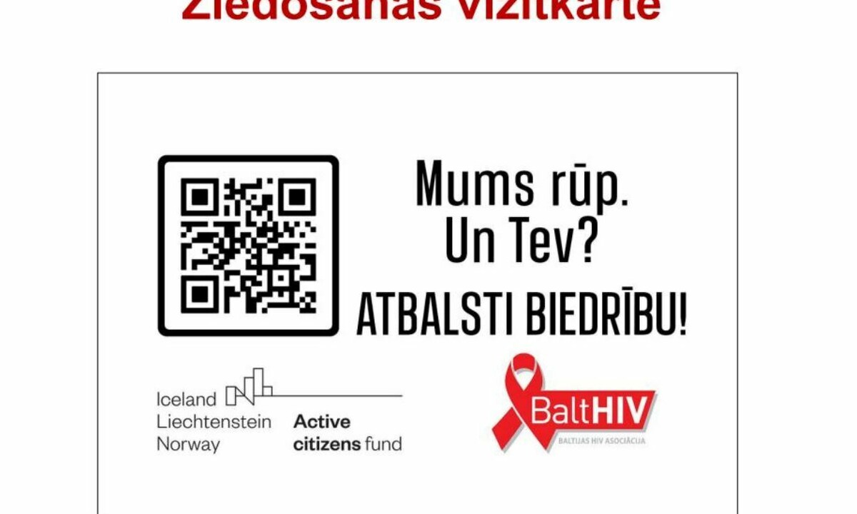 Baltijas HIV asociācija radījusi rīkus ieņēmumu dažādošanai